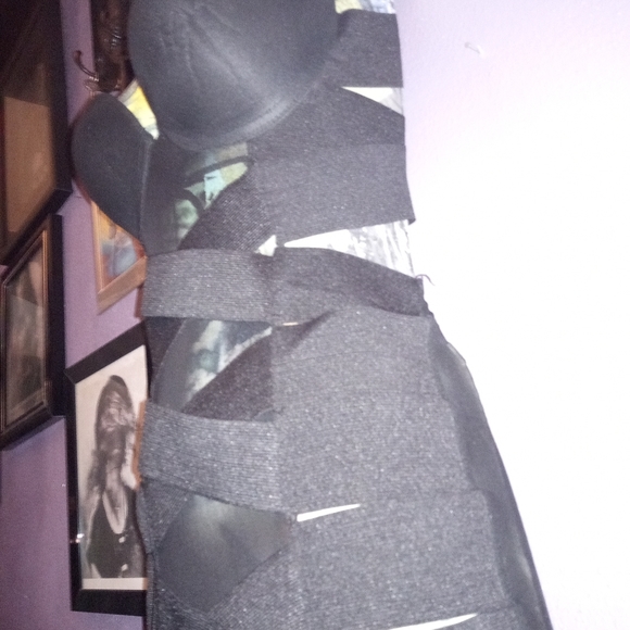 Pleasure Bound strap mesh/stretchy dress - Picture 4 of 4